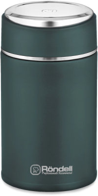 Термос для еды Rondell Aventura RDS-1660 0.7л. морская волна с чехлом картонная коробка