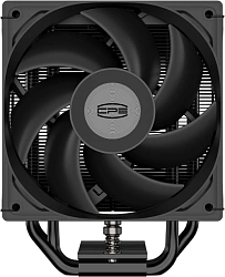 Устройство охлаждения(кулер) PcCooler RT500 Digital Soc-AM5/AM4/1200/1700/1851 черный 4-pin 34.9dB Al+Cu LCD 240W Ret (RT500-BKNWYL-GL)