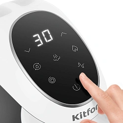 Блендер-пароварка Kitfort КТ-2322-1 430Вт 300мл. белый/серый