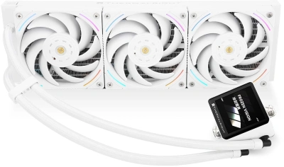 Система водяного охлаждения Thermalright Frozen Vision 360 Soc-AM5/AM4/1151/1200/2066/2011/1700 белый 4-pin 27dB Al LCD Ret (F-VISION-360-WH)