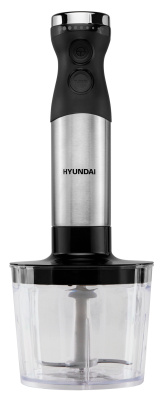 Блендер погружной Hyundai HYB-H3824 800Вт серебристый/черный