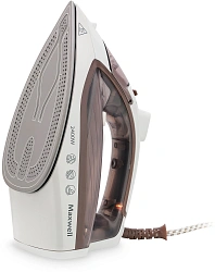 Утюг Maxwell MW-3047 2400Вт белый/коричневый
