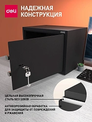 Сейф мебельный Deli Srock ET562 250x350x250мм ключевой