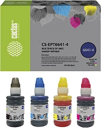 Чернила Cactus CS-EPT6644 T6644 желтый 100мл для Epson L100/L110/L120/L132/L200/L210/L222/L300/L312/L350/L355/L362/L366/L456/L550/L555/L566/L1300