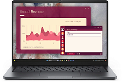 Ноутбук Dell Pro 14 Core Ultra 5 220U 16Gb SSD512Gb Intel Graphics 14" IPS FHD+ (1920x1200) Linux grey WiFi BT Cam (PRO14-5652)