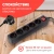 Сетевой фильтр PC Pet AP01006-3-B 3м (5 розеток) черный (пакет ПЭ) Сетевой фильтр PC Pet AP01006-3-B 3м (5 розеток) черный (пакет ПЭ)