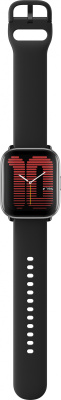 Смарт-часы Amazfit Active A2211 35.9мм 1.75" AMOLED корп.черный рем.черный разм.брасл.:135-190мм (1746349)