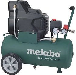 Компрессор поршневой Metabo Basic 250-24 W OF безмасляный 120л/мин 24л 1500Вт