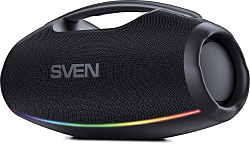 Колонка порт. Sven АС PS-990 черный 180W Mono BT/3.5Jack 5200mAh (без.бат) (SV-022891)
