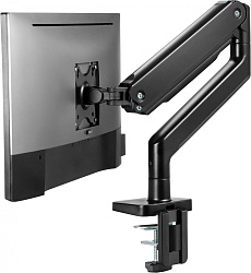 Кронштейн для мониторов Ultramounts UM730 черный 17"-45" макс.16кг крепление к столешнице поворот и наклон
