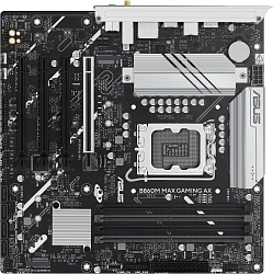 Материнская плата Asus B860M MAX GAMING AX Soc-1851 Intel B860 4xDDR5 mATX AC`97 8ch(7.1) 2.5Gg RAID+DP