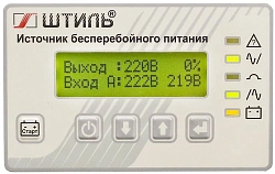Источник бесперебойного питания Штиль SR SR3110L 8000Вт 10000ВА серый