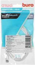 Кабель Buro PD15W USB Type-C (m)-USB Type-C (m) 1м белый