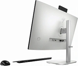 Моноблок HP EliteStudio 8 G1i 27" QHD Core Ultra 7 265 (2.4) 32Gb SSD1Tb RTX5060 8000Mb без ОС GbitEth WiFi BT клавиатура мышь Cam серебристый 2560x1440