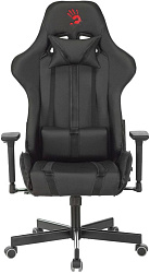 Кресло игровое A4Tech Bloody GC-600 черный экокожа крестов. металл