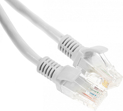 Патч-корд Premier PP6U-5M 10000Гбит/с UTP 4 пары cat.6 CCA molded 5м серый RJ-45 (m)-RJ-45 (m)