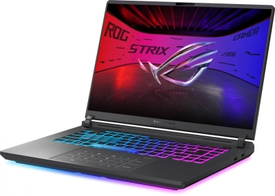 Ноутбук Asus ROG Strix G16 G615JM-RV038 Core i5 13450HX 16Gb SSD512Gb NVIDIA GeForce RTX5060 8Gb 16" IPS FHD+ (1920x1200) без ОС grey WiFi BT Cam (90NR0N61-M001C0)