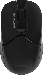 Мышь A4Tech Fstyler FG12 черный оптическая 1200dpi беспров. USB 3but (FG12 BLACK)