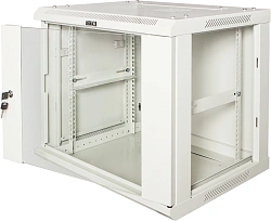 Шкаф коммутационный Lanmaster PRO (TWT-CBWPG-9U-6X8-GY) настенный 9U 600x800мм пер.дв.стекл 60кг серый 700мм 25.8кг 502мм IP20 металл