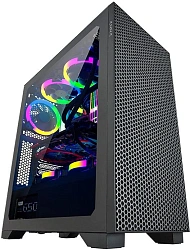 Корпус Azza Hive черный без БП ATX 8x120mm 5x140mm 2xUSB2.0 1xUSB3.0 audio bott PSU