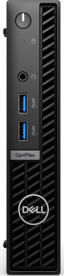 Неттоп Dell Optiplex 7010 Micro i3 13100T (2.5) 16Gb SSD512Gb UHDG 730 Windows 11 Pro GbitEth WiFi BT 260W мышь клавиатура черный (7010-3651)