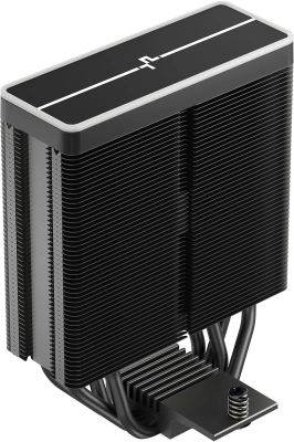 Устройство охлаждения(кулер) Deepcool AG400 Bk V2 ARGB Soc-AM5/AM4/1200/1700/1851 черный 4-pin 31.6dB Al+Cu 220W 643gr Ret (R-AG400-BKAMMN-GJD)