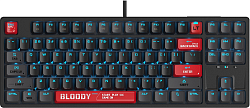 Клавиатура A4Tech Bloody AT87 черный/красный USB for gamer LED (AT87) кабель 1.8м