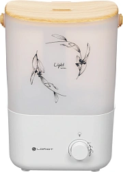 Увлажнитель воздуха Loriot Light 25Вт (ультразвуковой) белый/серый