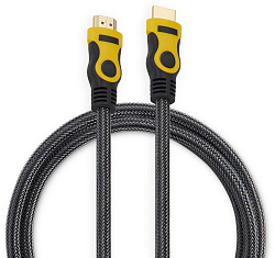Кабель аудио-видео Buro HDMI 1.4 HDMI (m)/HDMI (m) 1.8м. (HDMI 19M-19M BRAID)