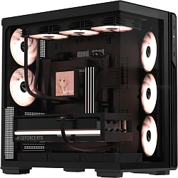Корпус Formula Crystal Z7 PA черный без БП ATX 5x120mm 1xUSB3.0 1xUSB3.1 audio bott PSU