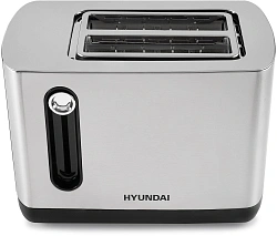 Тостер Hyundai HYT-2302 800Вт черный/серебристый
