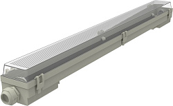Светильник Gauss Lite СПП-Т8-G13 36Вт серый прямоугольный (909437160)