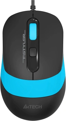 Клавиатура + мышь A4Tech Fstyler F1010 клав:черный/синий мышь:черный/синий USB Multimedia (F1010 BLUE)