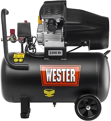 Компрессор поршневой Wester WK2200/50PRO масляный 330л/мин 50л 2200Вт черный
