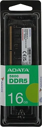 Память DDR5 16GB 5600MHz A-Data AD5S560016G-S RTL PC5-44800 CL46 SO-DIMM 262-pin 1.1В single rank Ret