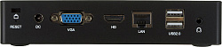 Неттоп IRU 110PGL Cel J4125 (2) 4Gb SSD128Gb UHDG 600 CR FreeDOS GbitEth WiFi BT черный (1829653)