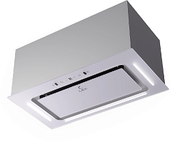 Вытяжка встраиваемая Lex Aura 600 Inverter WH белый управление: сенсорное (1 мотор)