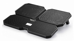 Подставка для ноутбука Deepcool Multi Core X6 (DP-N422-MCX6) 15.6" 380x295x24мм 30.9дБ 2xUSB 4x 900г черный