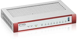Межсетевой экран Zyxel USG Flex 100HP (USGFLEX100HP-EUCI02F) 10/100/1000BASE-TX компл.:набор подписок на 1 год AS/AV/CF/IDP красный