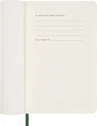Еженедельник Moleskine CLASSIC SOFT WKNT Pocket 90x140мм 144стр. мягкая обложка зеленый