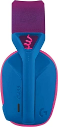 Наушники с микрофоном Logitech G435 голубой/розовый накладные BT/Radio оголовье (981-001065)