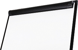 Флипчарт Deli EV130 лак 75x106.7см на роликах белый/черный