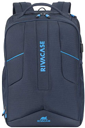 Рюкзак для ноутбука 17.3" Riva 7861 темно-синий полиэстер (7861 BLUE)
