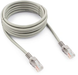 Патч-корд Premier 10Гбит/с UTP 4 пары cat.6 CCA 3м серый RJ-45 (m)-RJ-45 (m) (5-971 3.0)