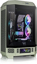 Корпус Thermaltake The Tower 300 Matcha зеленый без БП mATX 8x120mm 6x140mm 2xUSB3.0 audio bott PSU