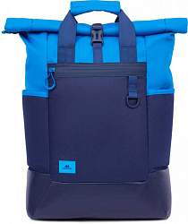 Рюкзак для ноутбука 15.6" Riva 5321 синий полиуретан женский дизайн (5321 BLUE)
