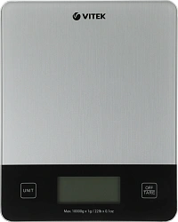 Весы кухонные электронные Vitek VT-8010 макс.вес:10кг серый