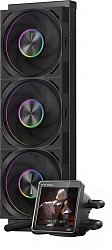 Система водяного охлаждения PcCooler DT360 Display ARGB Soc-AM5/AM4/1200/1700/1851 черный 4-pin 15-33.1dB Al LCD 320W Ret (DT360-BKAWXY-GL)