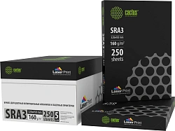 Бумага Cactus CS-LPSRA3160250 SRA3 марка A/160г/м2/250л./белый CIE170% для лазерной печати