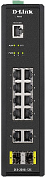 Коммутатор D-Link DIS-200G-12S/A1A 10x1Гбит/с 2SFP управляемый
